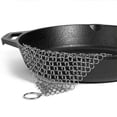 thumbnail image 4 of 1 cepillo de limpieza de acero inoxidable, cepillo limpiador de hierro fundido con forma de cadena, cepillo de palma, cepillo para fregar, herramienta de lavado de cocina, 4 of 6