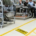 thumbnail image 2 of Caution - Electronic Devices Non-Slip Floor Marker | 12 Pack of 6" X 18" Vinyl Decal | Protect Your Business, Work Place & Customers |  Made in The USA, 2 of 3