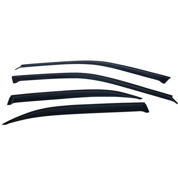 Ikon Motorsports Compatible with 96-00 Honda Civic Sedan Acrylic Window Visors Vent Windshield Deflector Rain Guard 4Pc Set Outside Mount 1996 1997 1998 1999 2000