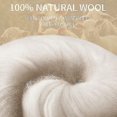 thumbnail image 4 of Wool Buffing Pad For Compound Polishing - 6 Inch/150mm Premium Natural Wool Hook & Loop Attachment Buffing Pads Bonnet, For Car Trucks Rvs Motorcy, 4 of 5