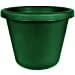 thumbnail image 3 of The HC Companies 14 Inch Round Classic Planter, Plastic Plant Pot, Evergreen, 3 of 4