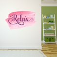thumbnail image 2 of Sign Wall Decals for Girls Bedroom - Pink Colour Background Relax DIY & Creativity Boy Girl Bedroom Wall Sticker - Size: 20 In x 12 In, 2 of 5