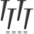 thumbnail image 1 of Tall Sleek Tapered Furniture Legs, Easy Installation With Solid Iron Construction Elevates Your Furniture Design, Suitable For Diy Projects, 1 of 5