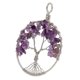 thumbnail image 5 of Colgante de chips de piedras preciosas naturales de cristal de árbol de la vida de alambre para collar de amatista Yuyangstore colgante del árbol de la vida, 5 of 6