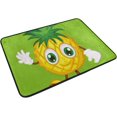 thumbnail image 6 of Coolnut Shower Curtain and Rug Set, Cartoon Happy Pineapple Polyester Waterproof Bath Curtain and Mat for Bathroom with Hooks, 72" x 72", 6 of 6