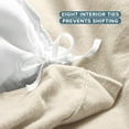 thumbnail image 6 of Bare Home Flannel Duvet Cover Set - 100% Flannel Cotton - Double Brushed - Twin/Twin XL, Sand, 6 of 10