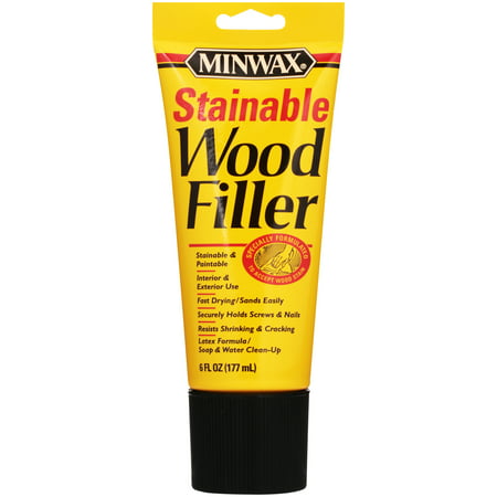 Minwax Stainable Wood Filler 6-Oz (Best Exterior Stainable Wood Filler)