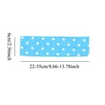 thumbnail image 4 of Daznico Elastic Workout Headband with Polka Print for Sweat Wicking Stretchy Hair for Yoga Fitness Running and Training, 4 of 5