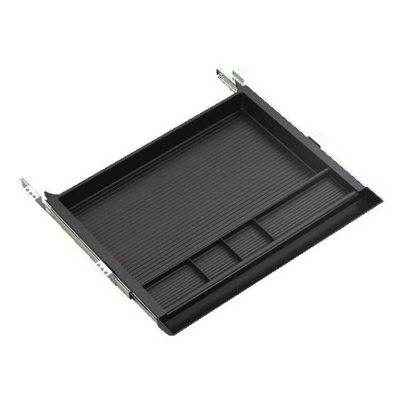 We're it Under Desk Drawer Organizer | Hidden Storage | Ball Bearing Slides | 21x17x2 Pencil Tray | Black
