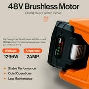 SuperHandy Electric Capstan Winch - 48V 2Ah Li-Ion Battery, Up to 2000lbs