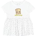 thumbnail image 3 of Inktastic Butter Me Up Toast Girls Baby Dress, 3 of 5