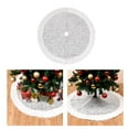 thumbnail image 4 of Falda de Árbol Zulema Cubierta de Base de Árbol de Navidad 120cm Argenta, 4 of 6