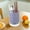 Purple, variant on Stainless Steel Cutlery Storage Bin | Plastic Utensil Holder with Drain Holes | Commercial & Home Kitchen Organizer | 6.14x4.48x4.48 Inches | 1-Piece