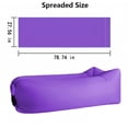 thumbnail image 5 of Inflatable Camping Sofa, Lounge Chair, Sleeping Bag, Air Mattress Perfect for Outdoor Adventures, Beach Trips, Picnics, and Music Festivals, 5 of 9