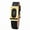 Black with gold shell black plate, variant on Women's Rectangular Fashion Watch for Students