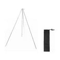 thumbnail image 1 of Detachable Outdoor Campfire Tripod Bonfire Rack Portable Aluminum Alloy Hung, 1 of 8