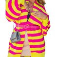 thumbnail image 3 of Txlixc Suéter de cardigan rayado femenino Txlixc moda, 3 of 7