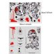 thumbnail image 4 of Decoración De Halloween Calcomanías Adhesivas De Pvc Casa Embrujada De Halloween Fantasma Esqueleto Murciélago Pegatinas Electrostáticas Para Vidrio De Ventana Serendint HA040377-02, 4 of 6
