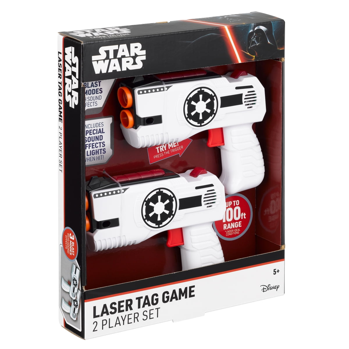 Star Wars Laser Tag Blaster, 2 Player Game, Indoor & Outdoor Use, Children Ages 5+