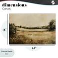 thumbnail image 5 of Stupell Industries Transitional Neutral Meadow Landscape Canvas Art, 24 x 16, by Lazar Studio, 5 of 9