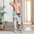 thumbnail image 2 of Hirioo Cute Pug Dogs for Men's PJ Pajama Pants Sleep Pants Men's Home Trousers with Pockets,S-3XL-Small, 2 of 6