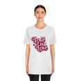 thumbnail image 4 of Love is love Unisex Jersey Short Sleeve Tee, 4 of 10