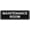 Black, variant on Signs ByLITA Standard Maintenance Room Sign - Easy Installation | Durable Wall or Door Sign (Black /Gold) - Small