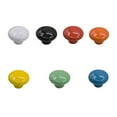 thumbnail image 2 of Poignées Rondes en Céramique Colorée Forme de Bouton pour Armoire Placard Tiroir Porte, 2 of 8