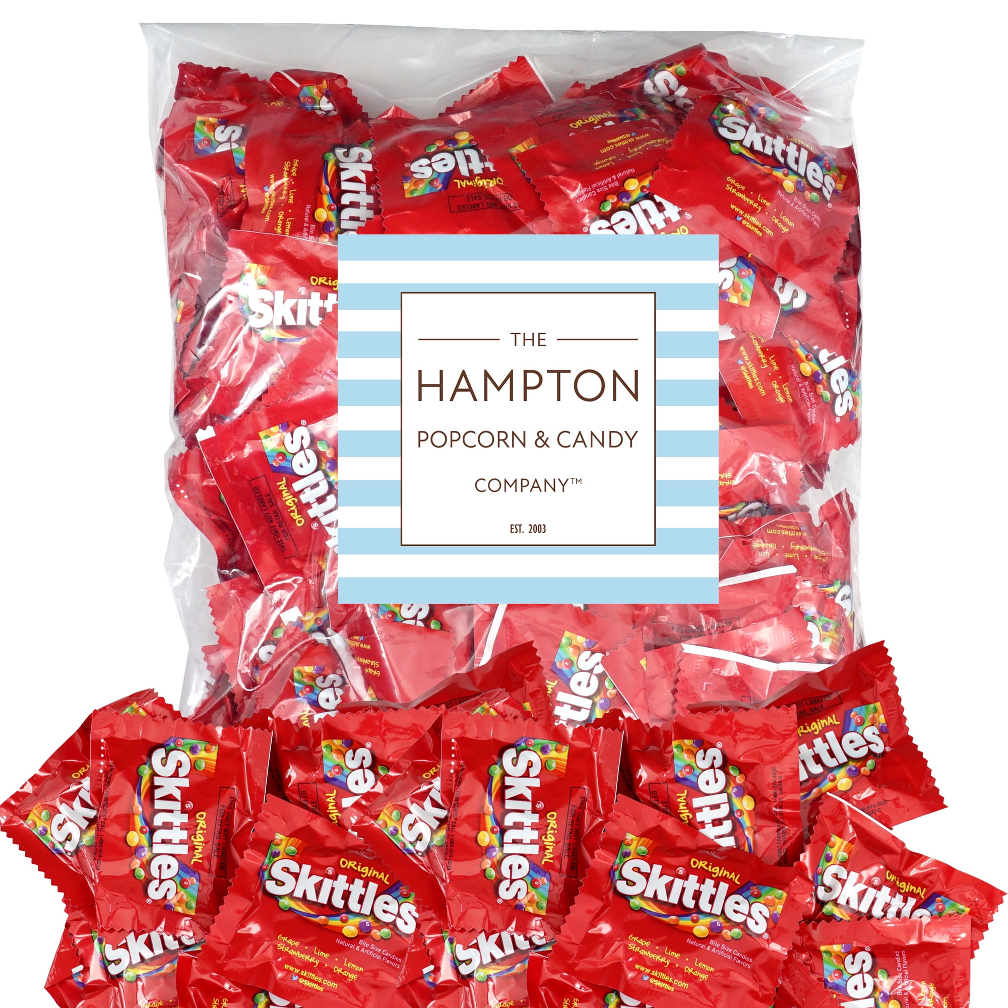 Skittles Fun Size Candy, 4 Pound Bag (Approx. 112 Pieces), Individual Fun Size Candy Packs
