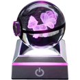 thumbnail image 1 of 3D Crystal Ball Night Light, LED Anime Table lamp , USB Touch 7 Color Change Light for Kids Bedroom 6CM Ball (pkc), 1 of 5