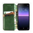 thumbnail image 5 of Case for Sony Xperia 1 II Flip Cover Wallet Flip Cover Magnetic Protective - Green, 5 of 5