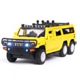 thumbnail image 4 of 1:32 Car Model for Hummer H2 Off-road High Simulation Alloy Car Model Sound And Light Pull Back Door Boy Car Toy For Children Gifts black, 4 of 5