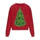 thumbnail image 3 of Sudadera sin capucha para hombre, cuello redondo, deportiva, con estampado de árbol de Navidad, sudadera con capucha, jersey de manga larga, blusa de poliéster para hombre, 3 of 4