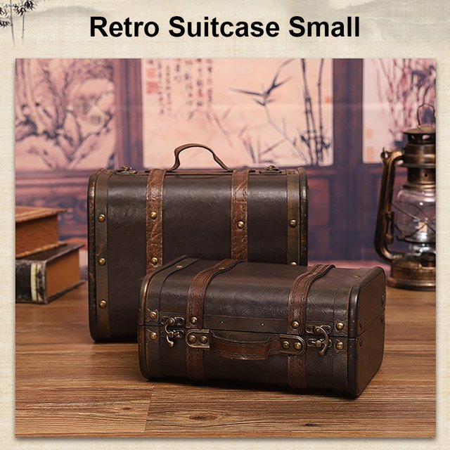 Furnishing articles,Wood Leather Finished Decorative Props Nebublu Decoration Box Decorative