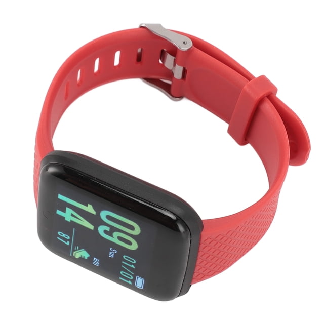 Traqueur d'Activité, Traqueur de Mise en Forme à Écran Tactile Confortable avec Rappel de Messages pour Hommes Femmes Noir,Rouge,Bleu,Violet