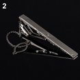 thumbnail image 2 of Trayknick Gentleman Wedding Business Argent Métal Simple Costume Cravate Pince à Cravate Pin, 2 of 13