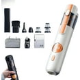 thumbnail image 1 of 5-in-1 Smart Handheld Vacuum Cleaner, Cordless Mini Vacuum with 15kPa Strong Suction, Rechargeable Type-C Portable Dust Cleaner for Home, Car, Sofa, Inflatable Pump Function (White Set Edition), 1 of 8