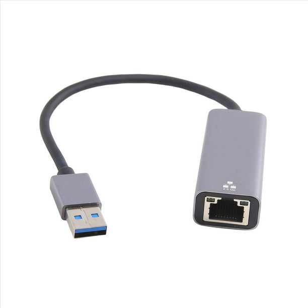 Adaptador Ethernet USB 2.5G USB3.0 2500Mbps Tarjeta de Red USB RJ45 para Computadora PortáTil Tarjeta de Red PortáTil