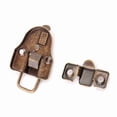 thumbnail image 4 of Vintage Toolbox Lock Antique Metal Buckle Suitcase Case Toggle Lock Hasp Latch Furniture Hardware, 4 of 7
