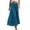 Lake Blue, variant on Women's Elastic High Waist A Line Layer Ruffle Swing Casual Long Maxi Skirt