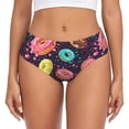 thumbnail image 1 of Fotbe Donuts1 Calzones Estampados para Mujer – Ropa Interior de Algodón, Cómoda, Suave y Elástica-4X-Large, 1 of 6