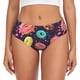 thumbnail image 1 of Fotbe Donuts1 Calzones Estampados para Mujer – Ropa Interior de Algodón, Cómoda, Suave y Elástica-Large, 1 of 6