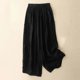 thumbnail image 2 of Pantalones anchos vintage holgados de primavera-verano para mujer - Pantalones casuales de cintura alta, 2 of 4