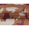 thumbnail image 5 of oneOone Velvet Brown Fabric Abstracts Craft Projects Decor Fabric Printed By The Yard 58 Inch Wide, 5 of 7