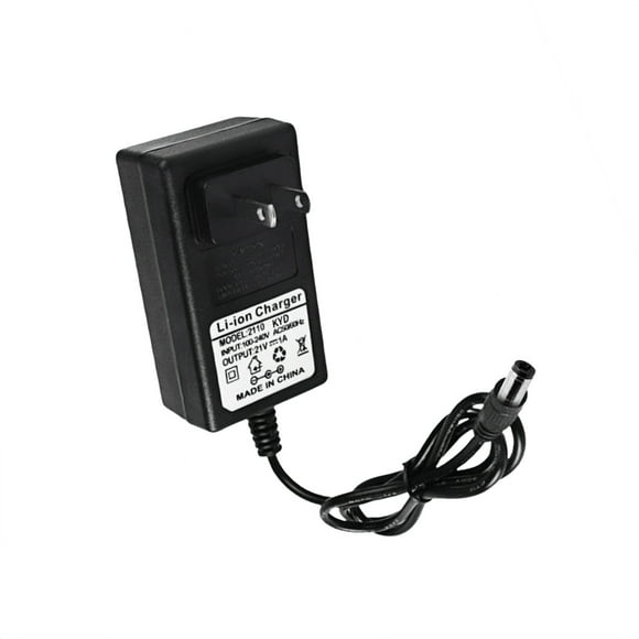 NATEFEMIN Chargeur de Batterie Outil Lithium-Ion Prise US 21V pour Perceuses Sans Fil Scies Souffleurs de Feuilles Protection contre les Courts-Circuits Facile à Ranger Compact
