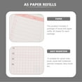 thumbnail image 6 of 2Pcs A5 Daily Planner Refill Paper, Universal Colorful Refills Inserts Filler Paper Pages for 6- Ring Refillable Binder Journal Dairy Notebook, 6 of 6