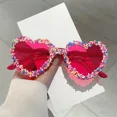 thumbnail image 6 of Popular y2k Vintage Love Heart Sunglasses Women For Men Luxury Brand Design Sun Glasses Punk Cake Candy Pink Cute Party Eyewear, 6 of 9