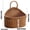 L, variant on Wall Mounted Vegetable and Fruit Basket, Simulated Rattan Hanging Basket, Plastic Wall-mounted Hanging Basket, Home Decoration