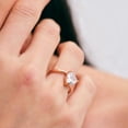 thumbnail image 4 of LuckyLy Anillos de Mujer de Compromiso y Promesa, Acero Inoxidable y Zirconia Cúbica de Corazón – Joyería ideal como Regalos para Mujer Navidad, San Valentín y Regalos para Mamá, Modelo Aida rosa 9, 4 of 8