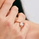 thumbnail image 4 of LuckyLy Anillos de Mujer de Compromiso y Promesa, Acero Inoxidable y Zirconia Cúbica de Corazón – Joyería ideal como Regalos para Mujer Navidad, San Valentín y Regalos para Mamá, Modelo Aida rosa 9, 4 of 8